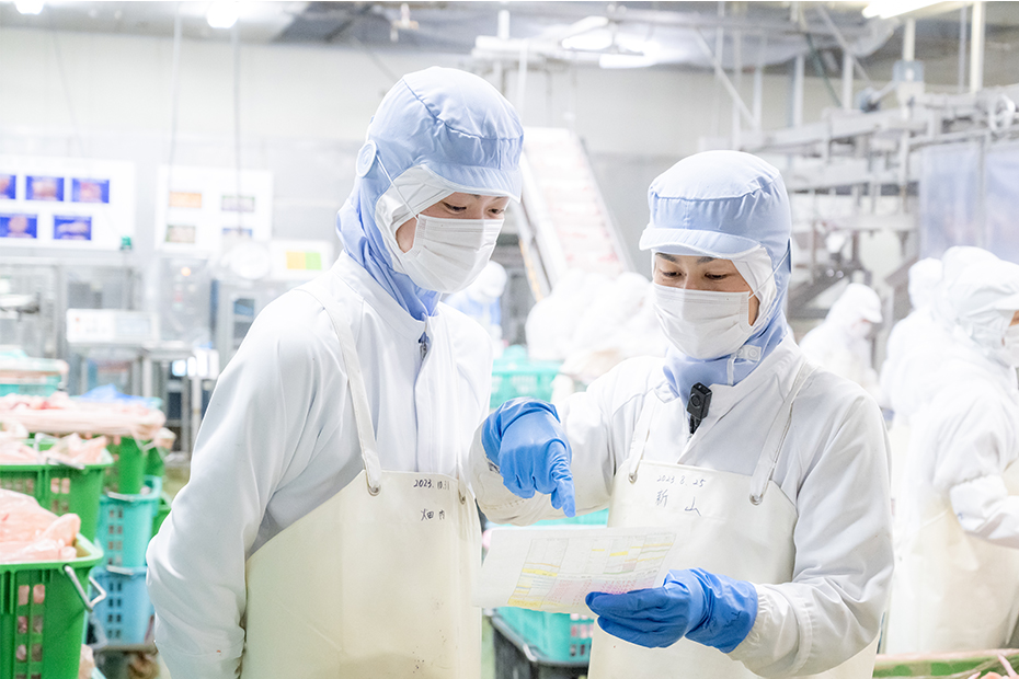 大規模な製造ラインに圧倒される